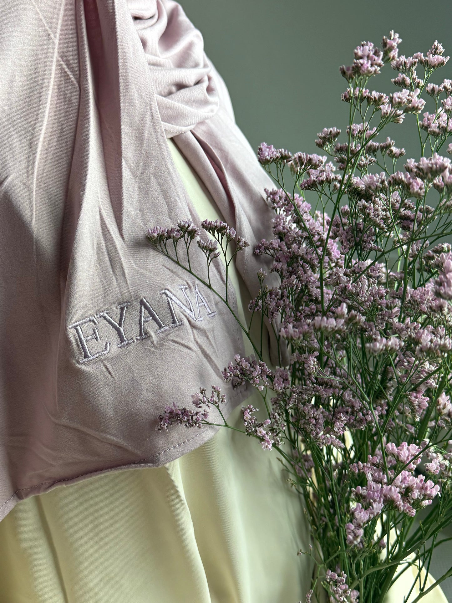 BAMBOO JERSEY SCARF - Soft Blush
